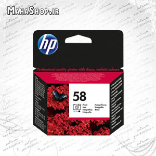 کارتریج HP 58 جوهر افشان رنگی