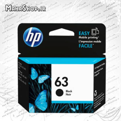 کارتریج HP 63 جوهر افشان مشکی