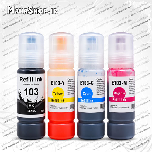 جوهر 103 Premium ink پرینترهای L3215 , L3216 , L3250 , L3251 , L3252 , L3255 اپسون