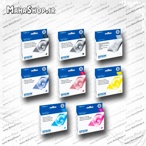 کارتریج اصلی T0540 , T0541 , T0542 , T0543 , T0544 , T0547 , T0548 , T0549 اپسون