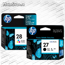 کارتریج HP 27 , 28 جوهر افشان رنگی