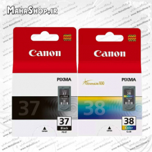 کارتریج PG-37 , CL-38 Canon جوهرافشان رنگی