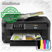پرینتر 7610DWF چیپلس شده جوهرافشان چهارکاره Epson A3