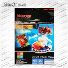 کاغذ دورو 280 گرم Lucky لاستر 20 برگی A4