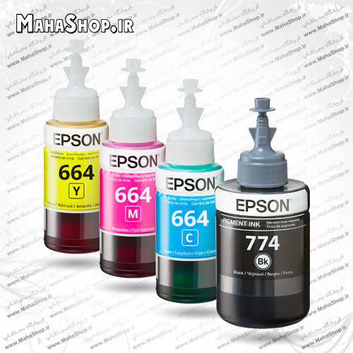 جوهر پرینتر های L655 , L605 , L1455 اصلی EPSON  (بی جعبه)