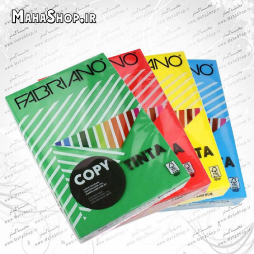 کاغذ 80 گرم Fabriano تحریر رنگی 500 برگی A4