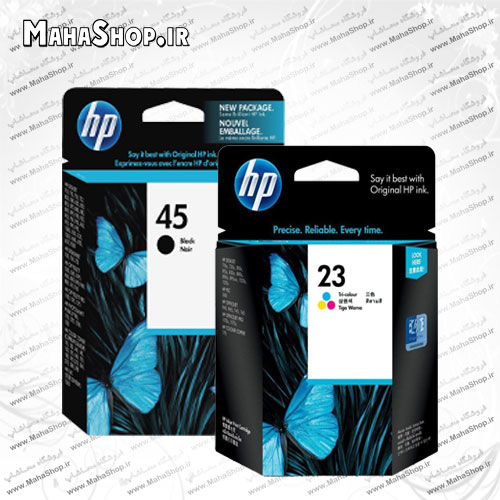 کارتریج HP 23 , 45 جوهر افشان رنگی