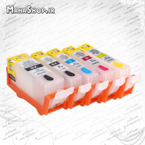 کارتریج قابل شارژ CLI-526M , CLI-526C , CLI-526Y , CLI-526BK , PGI-525PGBK کانن